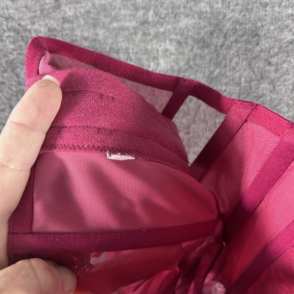 Y2K Victoria Secret Dream Angels Mulberry Velvet Corset Sz XS Velvet Coquette - Picture 6 of 6